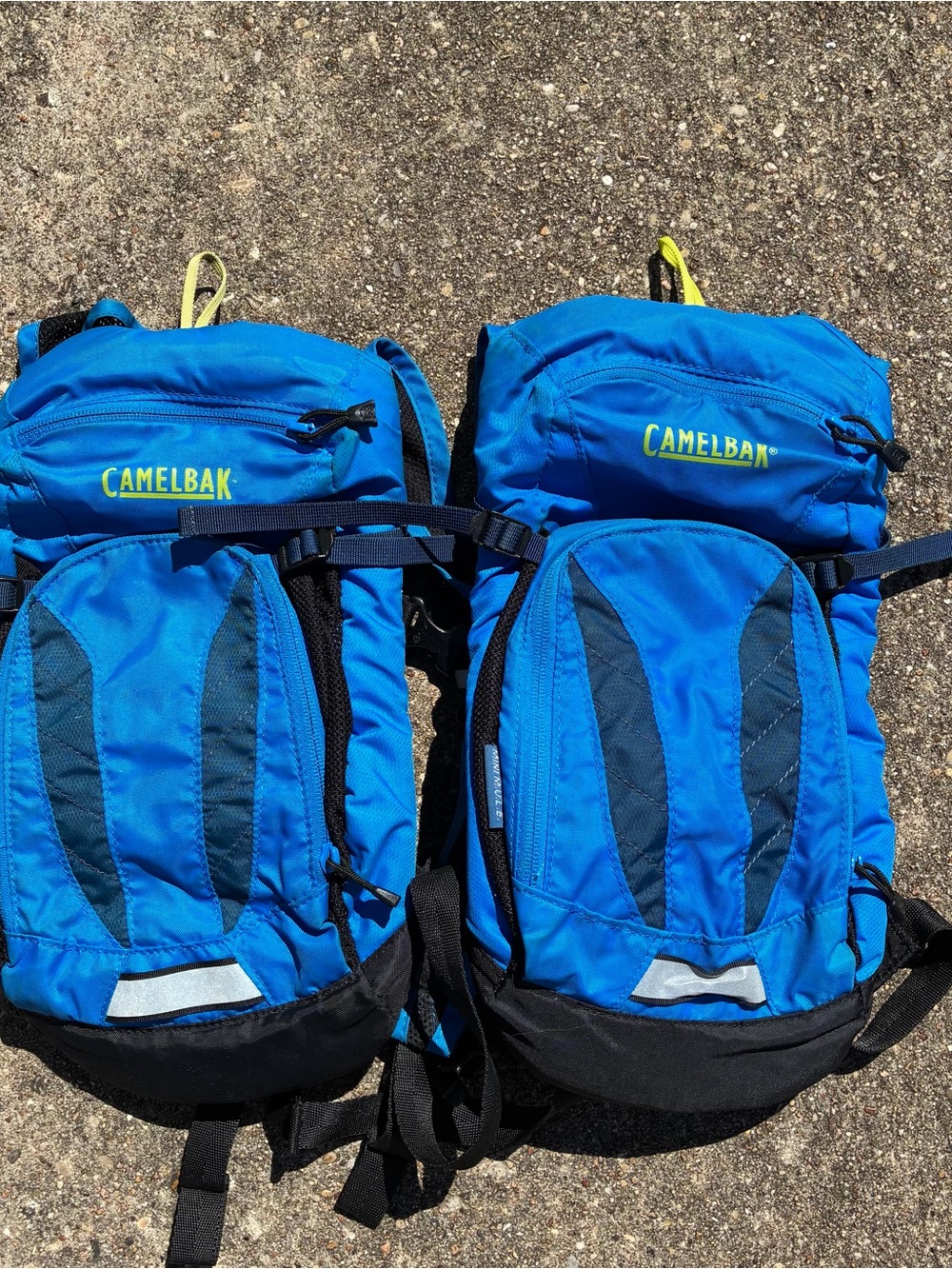 Lot Of 2 Camelbak Mini Mule 1.5L Hydration Backpack Blue NO BLADDER